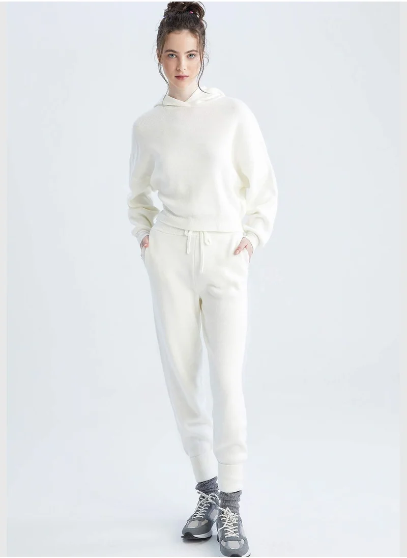 ديفاكتو Woman Jogger Fit Tricot Trousers
