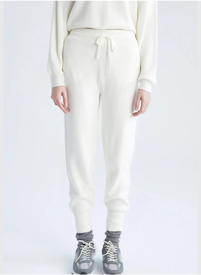 ديفاكتو Woman Jogger Fit Tricot Trousers
