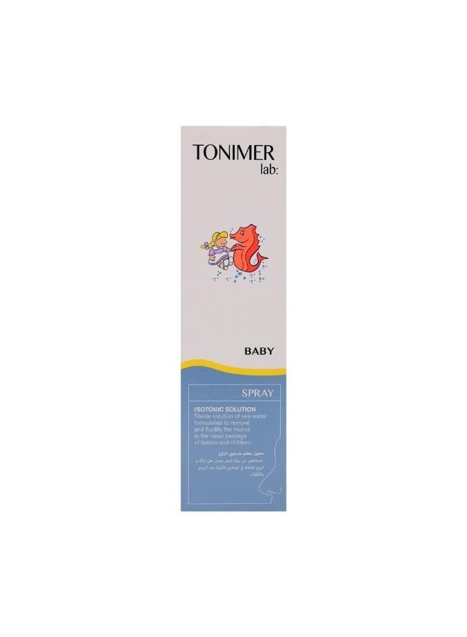 Baby Sterile Sea Water Nasal Spray 100ml Isotonic Saline Gentle Nasal Hygiene Relief Blocked Nose Congestion Care Newborn Infant Safe Nasal Cleanser