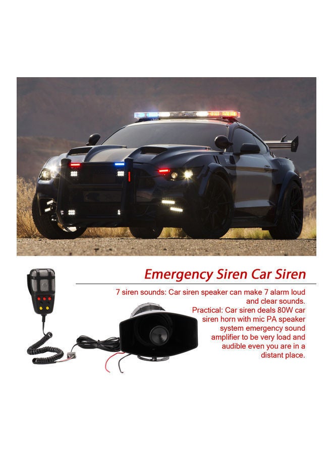 NIBEMINENT Emergency Amplifier Hooter Siren With Mic  - Image 3