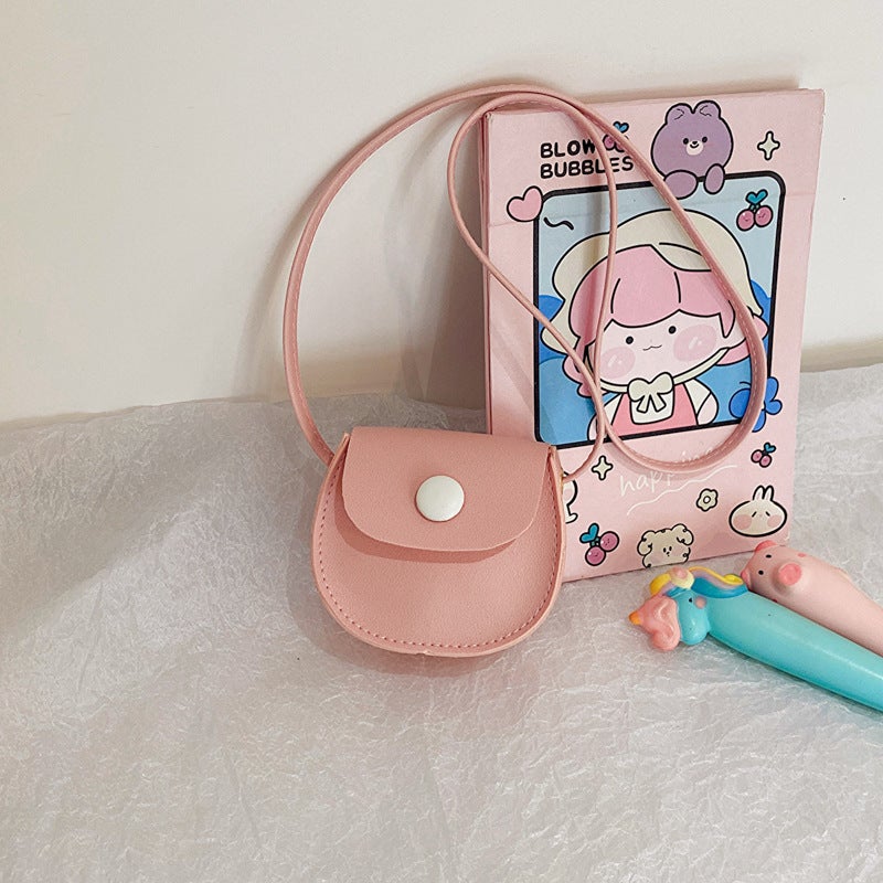 Children'S Cute Red Bag Mini Coin Purse Girls Pu Accessories Bag Baby'S Going Out Shoulder Bag - Image 1