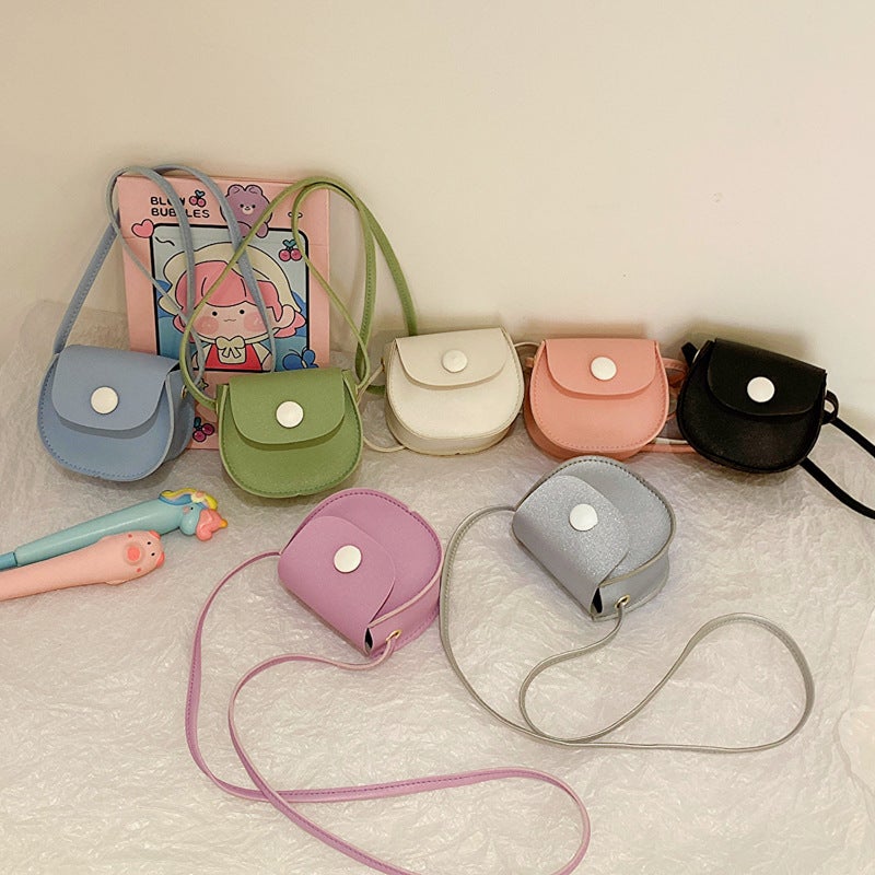 Children'S Cute Red Bag Mini Coin Purse Girls Pu Accessories Bag Baby'S Going Out Shoulder Bag - Image 2