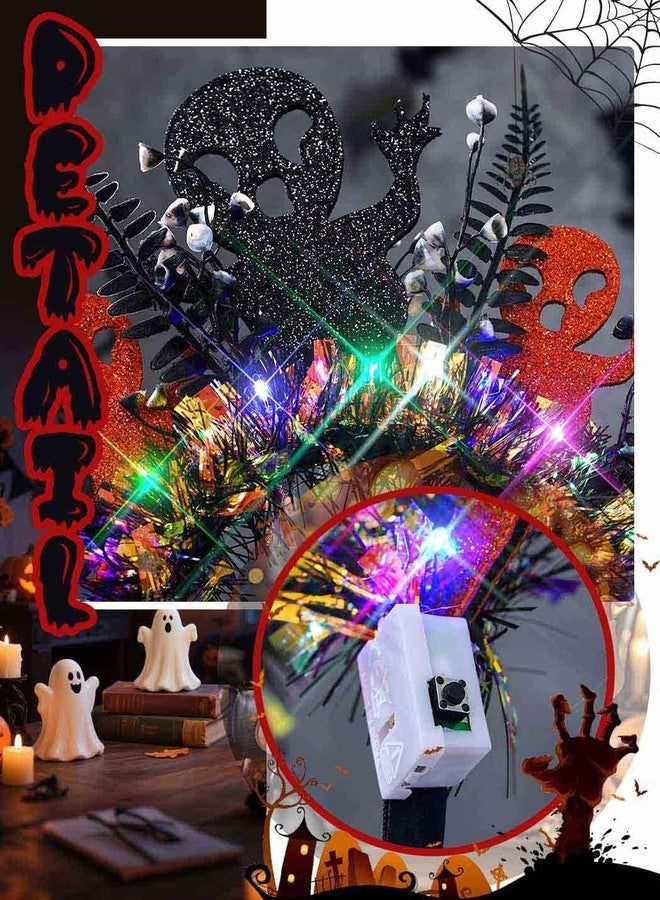 اوريو طوق رأس مضيء على شكل شبح من Urieo، إكسسوارات شعر مضيئة بتقنية LED للهالوين للنساء - Image 4