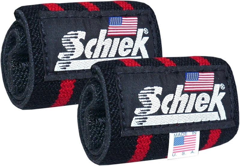Schiek Sports Heavy Duty 12-Inch Wrist Wraps for Weight Lifting and Gym Workouts - Image 1