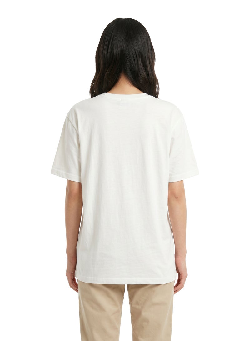 Disney Daisy Duck Women’s Oversized Drop Shoulder Graphic T-Shirt – Casual Relaxed Fit Tee - Image 2