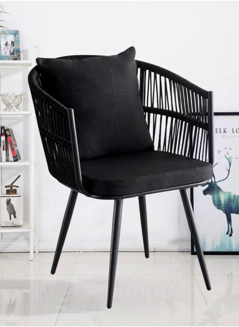 Generic - Set of 2 Pieces, Modern Outdoor Patio Rattan Chair - Image 1