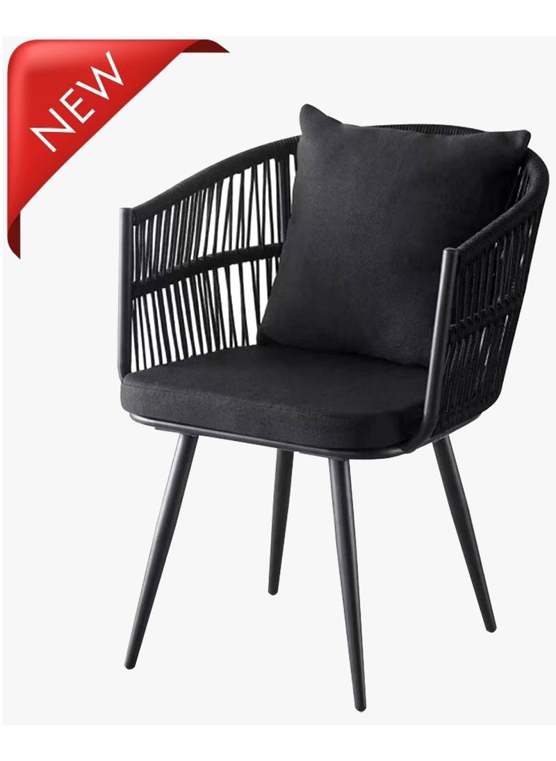 Generic - Set of 2 Pieces, Modern Outdoor Patio Rattan Chair - Image 1