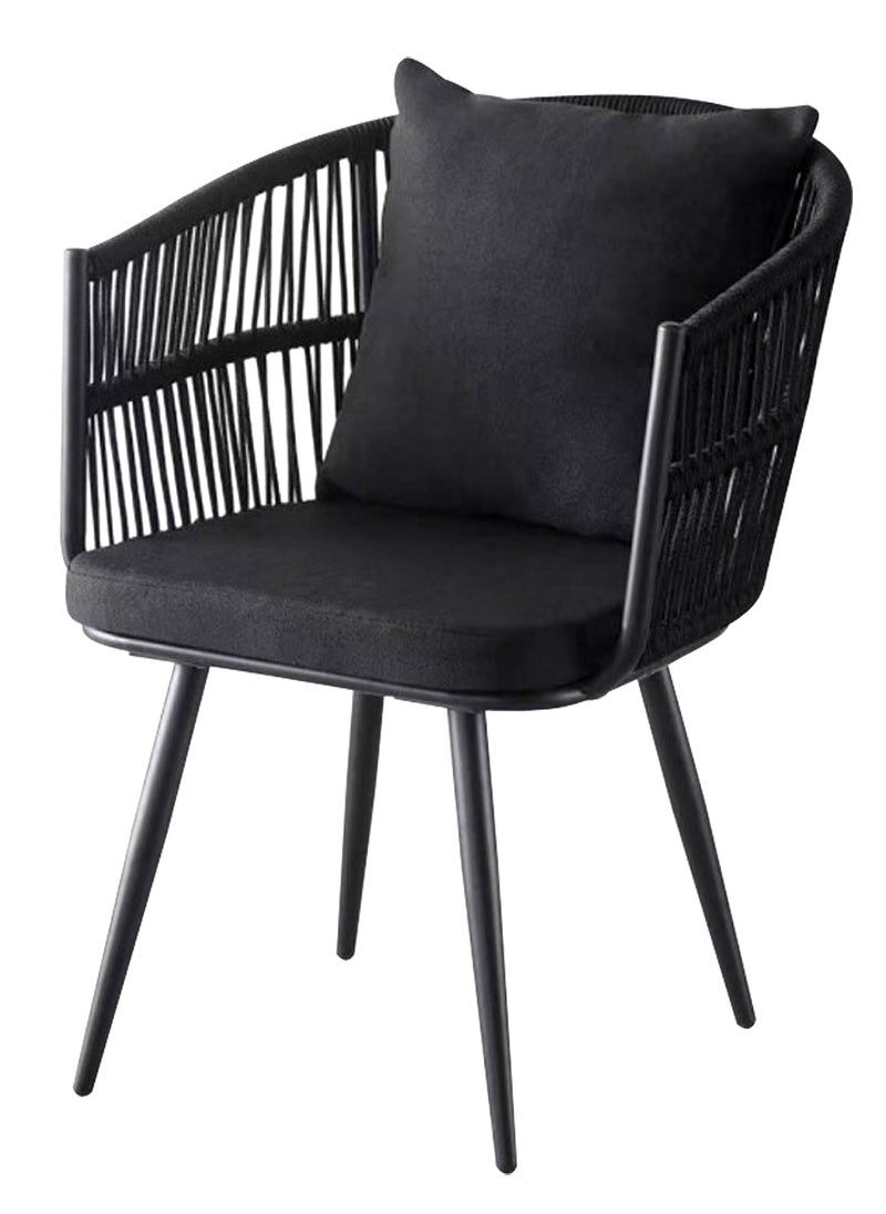 Generic - Set of 2 Pieces, Modern Outdoor Patio Rattan Chair - Image 1