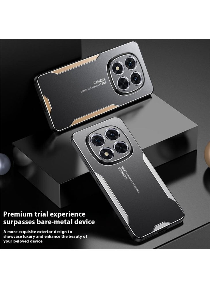 جراب هاتف Xiaomi Redmi Note 15 Pro 5G مصنوع من سبائك الألومنيوم TPU وغطاء خلفي من البولي كربونات - أزرق - Image 3
