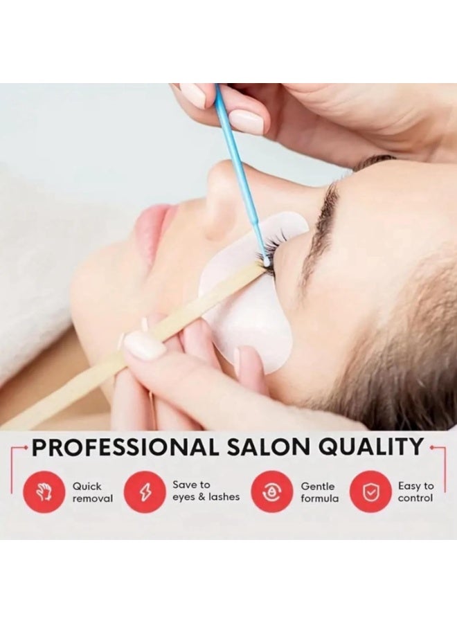 FUNMIX 1PCS Eyelash Extension Remover Cream, Fast Lash Remover Eyelash Extension, Lash Extensions Remover, Mild Eyelash Glue Remover Fast Acting, Low Irritation False, Aloe Flavor Eyelash Remover for Extensions - Image 4