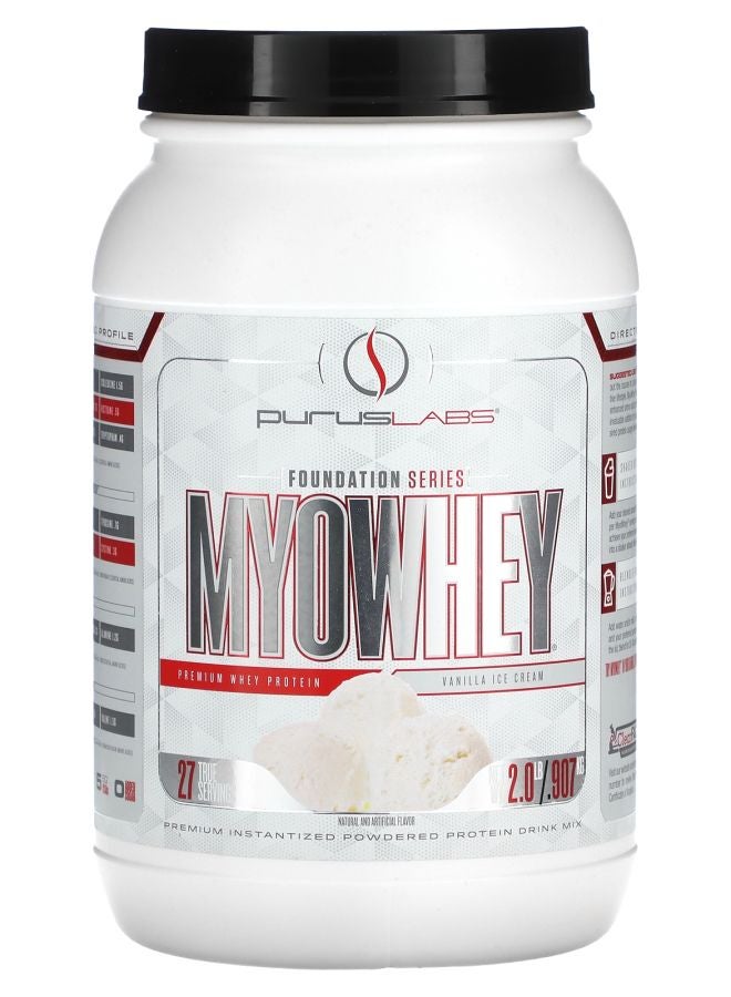 Purus Labs Foundation Series MyoWhey Vanilla Ice Cream 2 lb (0.907 kg)