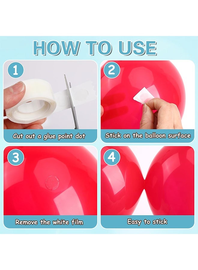 Generic Glue Points Dots, 1500Pcs Balloon Glue Adhesive Dots Double Sided Removable Glue Tape Dots for Balloons Crafts Decoration, 10 mm  - Image 3