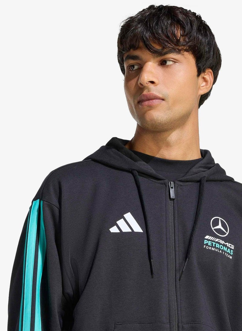 Adidas MERCEDES - AMG PETRONAS FORMULA 1 TEAM DNA FULL ZIP HOODY - Image 3