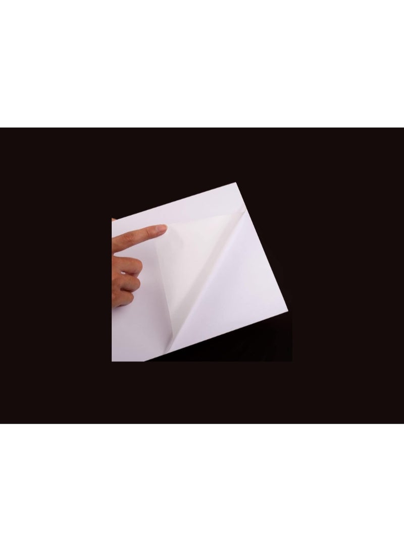 Kalon A4 Inkjet Waterproof Glossy PP Sticker Paper 110gsm, 50 Sheets Printable adhesive glossy label  sticker paper - Image 4