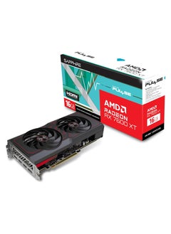 Sapphire Pulse AMD Radeon RX 7600 XT Gaming OC 16GB GDDR6 Dual HDMI&DP 128 Bit 18 Gbps Graphic Card, 32MB Cache, Boost Clock Up To 2810 MHz, Optimized Composite Heatpipe | 11339-04-20G