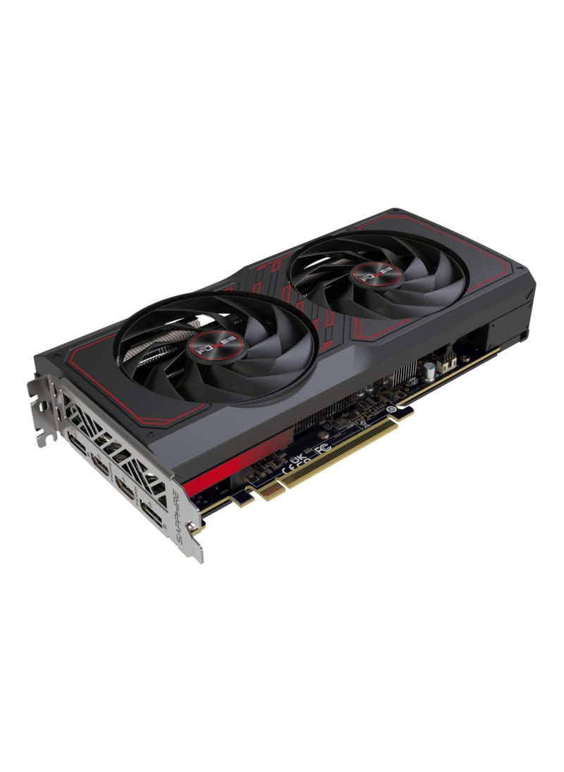 Sapphire - Sapphire Pulse AMD Radeon RX 7600 XT Gaming OC 16GB GDDR6 Dual HDMI&DP 128 Bit 18 Gbps Graphic Card, 32MB Cache, Boost Clock Up To 2810 MHz, Optimized Composite Heatpipe | 11339-04-20G - Image 1