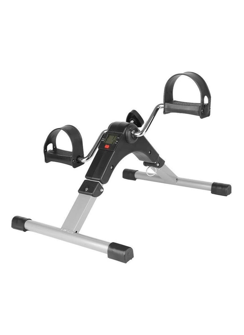Spall Foldable LCD Monitor Resistance Mini Exercise Bike Pedals Peddler Exrciser For Arms And Legs For Office Or Home  - Image 1