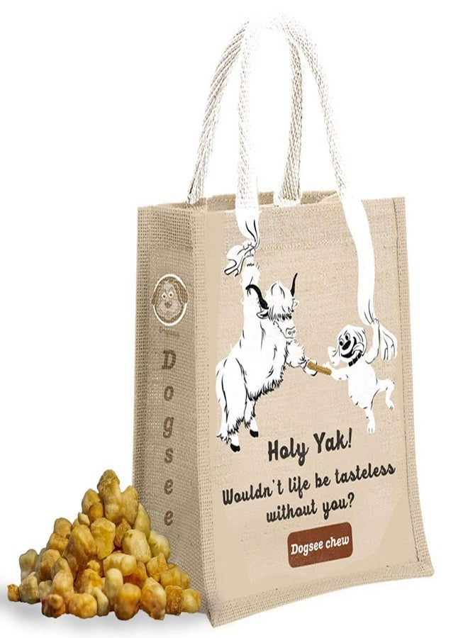 Dogsee Chew Mini Pops for Dogs & Puppies - 500g (Jute Bag) | Coconut Flavoured Dental Treats | High Protein | Low Fat | Helps Fight Plaque & Tartar | Weight Management