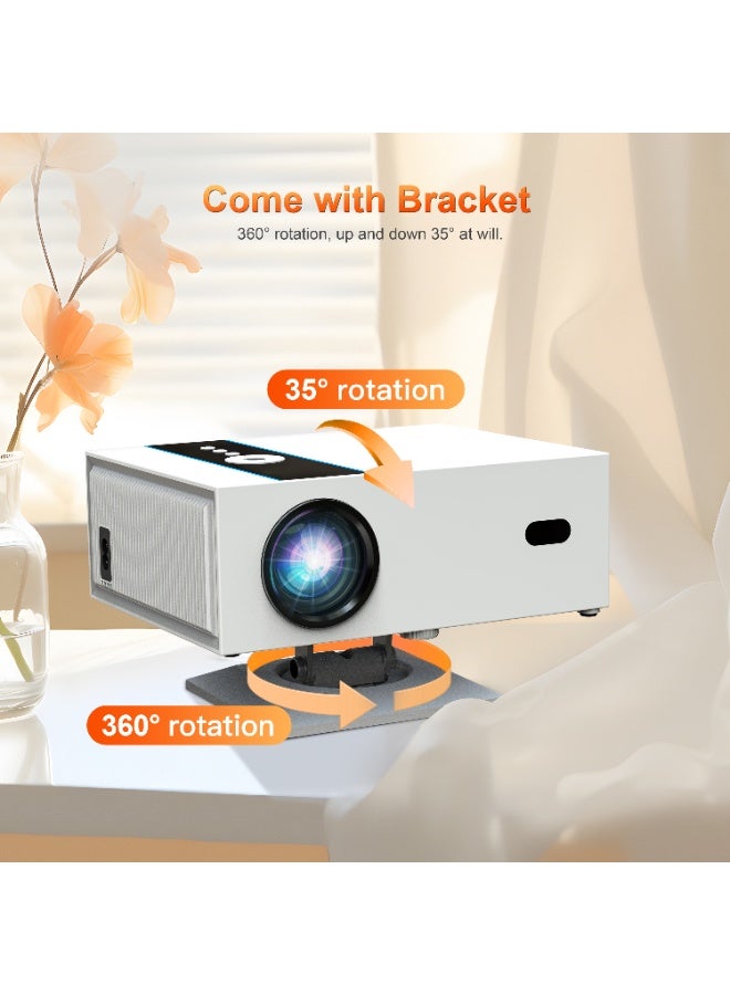 general Classic Projector X6 H716 Full HD 4K 1080P Multifunctional Auto Focus Auto Keystone Correction / Intelligent Obstacle Avoidance / Screen Automatic Alignment / 360°Rotation / Screen Mirroring / Two-Way Bluetooth / Unique Speaker Cavities / Multiple Compatible Interfaces Headset TV Box PC iPad Phone PS4 PS5 USB - Image 5