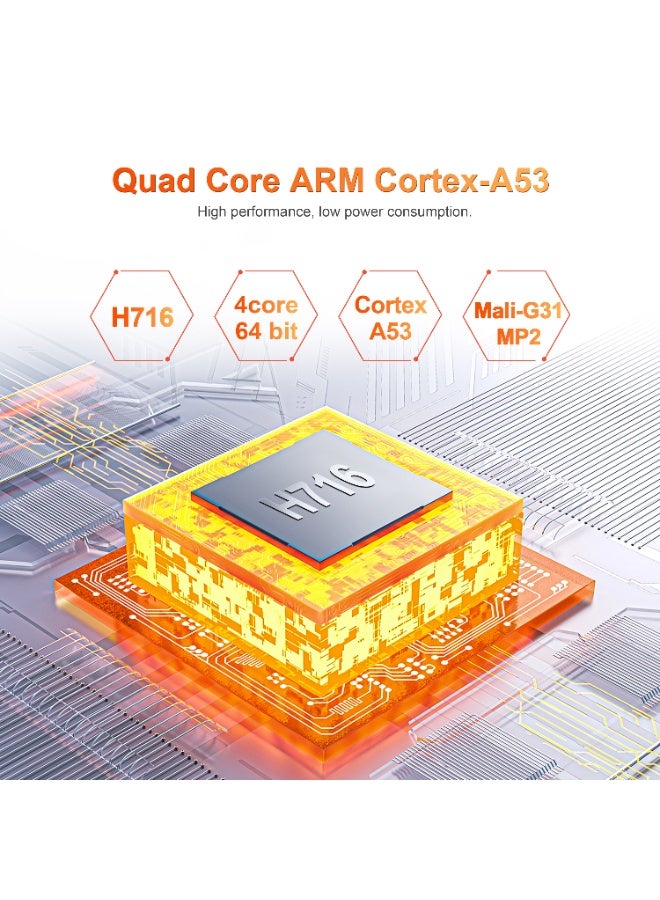 general Classic Projector X6 H716 Full HD 4K 1080P Multifunctional Auto Focus Auto Keystone Correction / Intelligent Obstacle Avoidance / Screen Automatic Alignment / 360°Rotation / Screen Mirroring / Two-Way Bluetooth / Unique Speaker Cavities / Multiple Compatible Interfaces Headset TV Box PC iPad Phone PS4 PS5 USB - Image 4