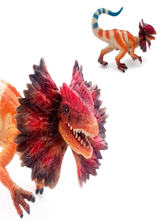 Gemini&Genius Dilophosaurus Dinosaur Toy for Kids, Play and Display Dinosaur Toy Figure, Realistic Dino Toy with Moveable Jaw, Birthday Gift, Cake Topper, Party Supplie or Decoration for Kids - Image 5