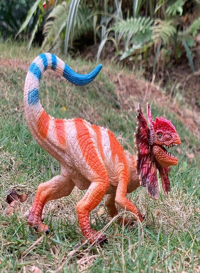 Gemini&Genius Dilophosaurus Dinosaur Toy for Kids, Play and Display Dinosaur Toy Figure, Realistic Dino Toy with Moveable Jaw, Birthday Gift, Cake Topper, Party Supplie or Decoration for Kids - Image 3