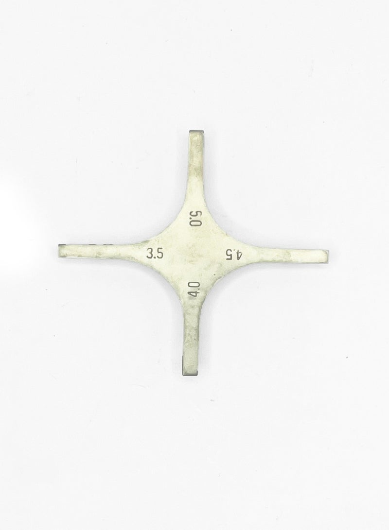 Crown Dental Boone Height Gauge Orthodontic 3.5mm-4mm-4.5mm-5mm Measuring Instruments - Image 2
