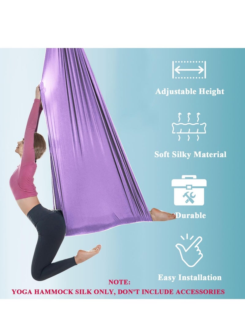 5 Meter Aerial Yoga Hammock - 2.8 Meter Wide Swing, Home and Indoor Hanging Cloth, Yoga Studio-Grade Fixed Rope - Image 3