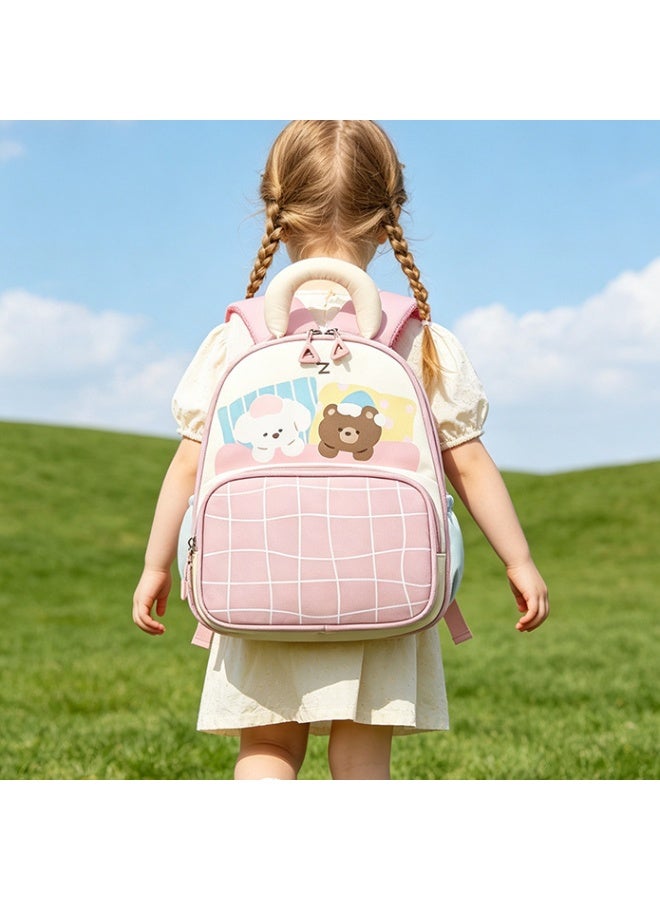 Kids Backpack Bear Design 3-5 Years, Large Capacity Waterproof Lightweight Spine-Protective School Bag - Image 4
