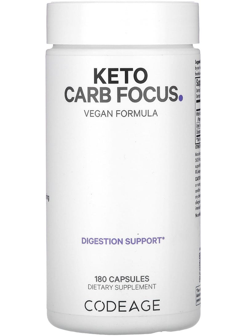 Codeage Keto Carb Focus, 180 Capsules