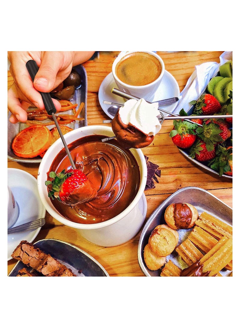 SYOSI Candy dipping tool Chocolate dipping fork spoon set Cooking decorative spoon  - Image 4