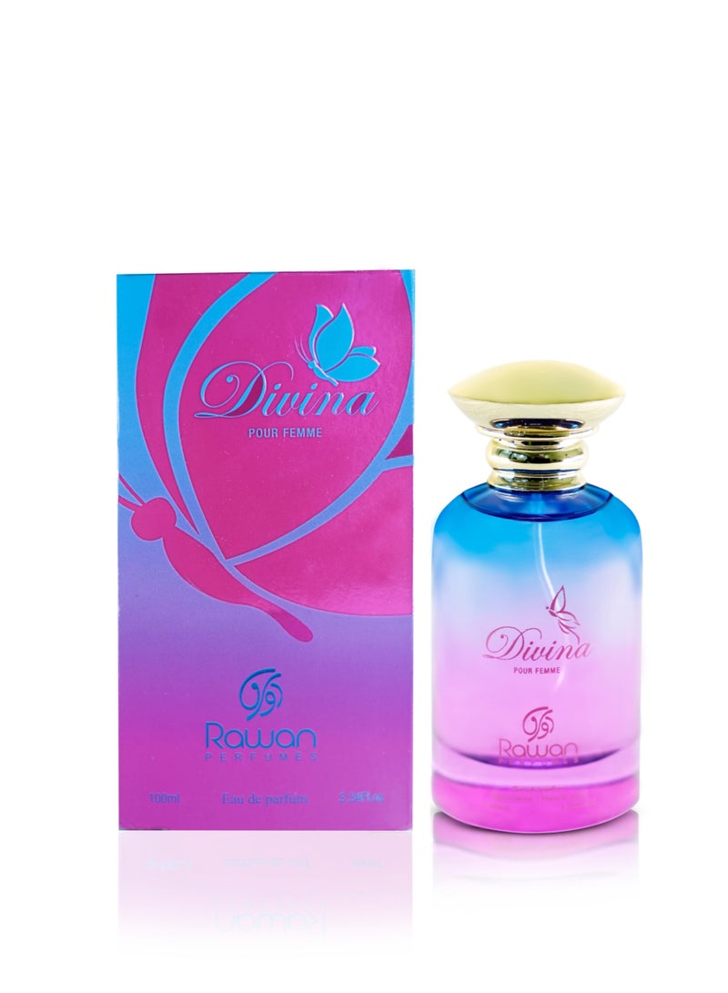 RAWAN Divina Pour Femme Eau de Parfum – 100ml by Rawan Perfumes - Image 1