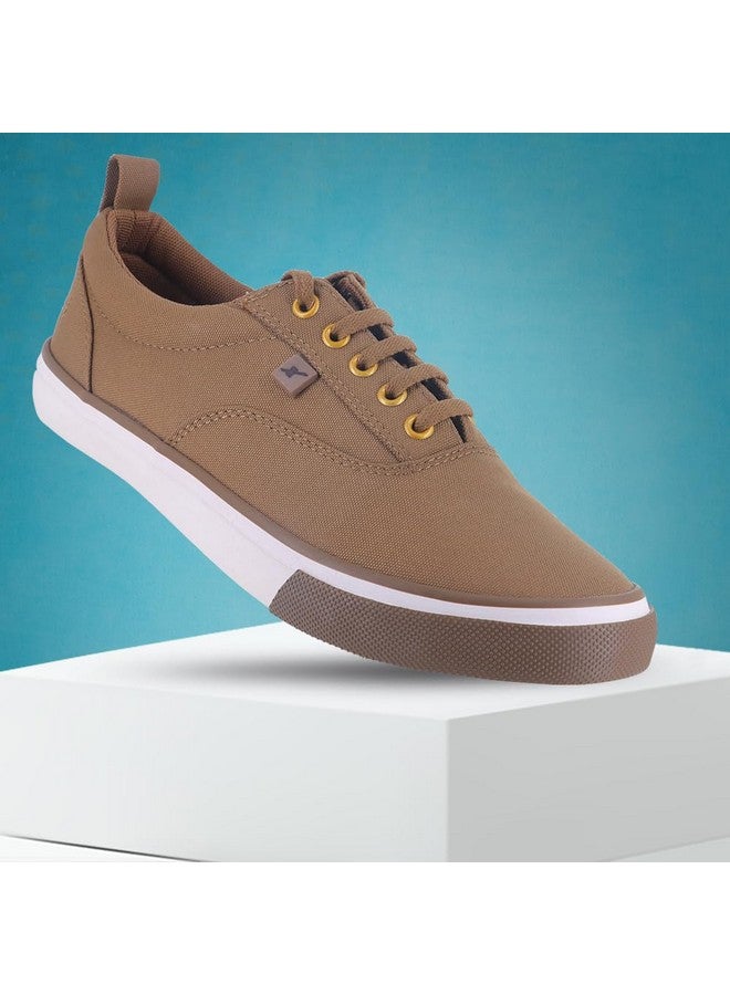 SPARX Mens SM 732 | Stylish, Comfortable | Brown Sneaker - 6 UK (SM 732) - Image 2