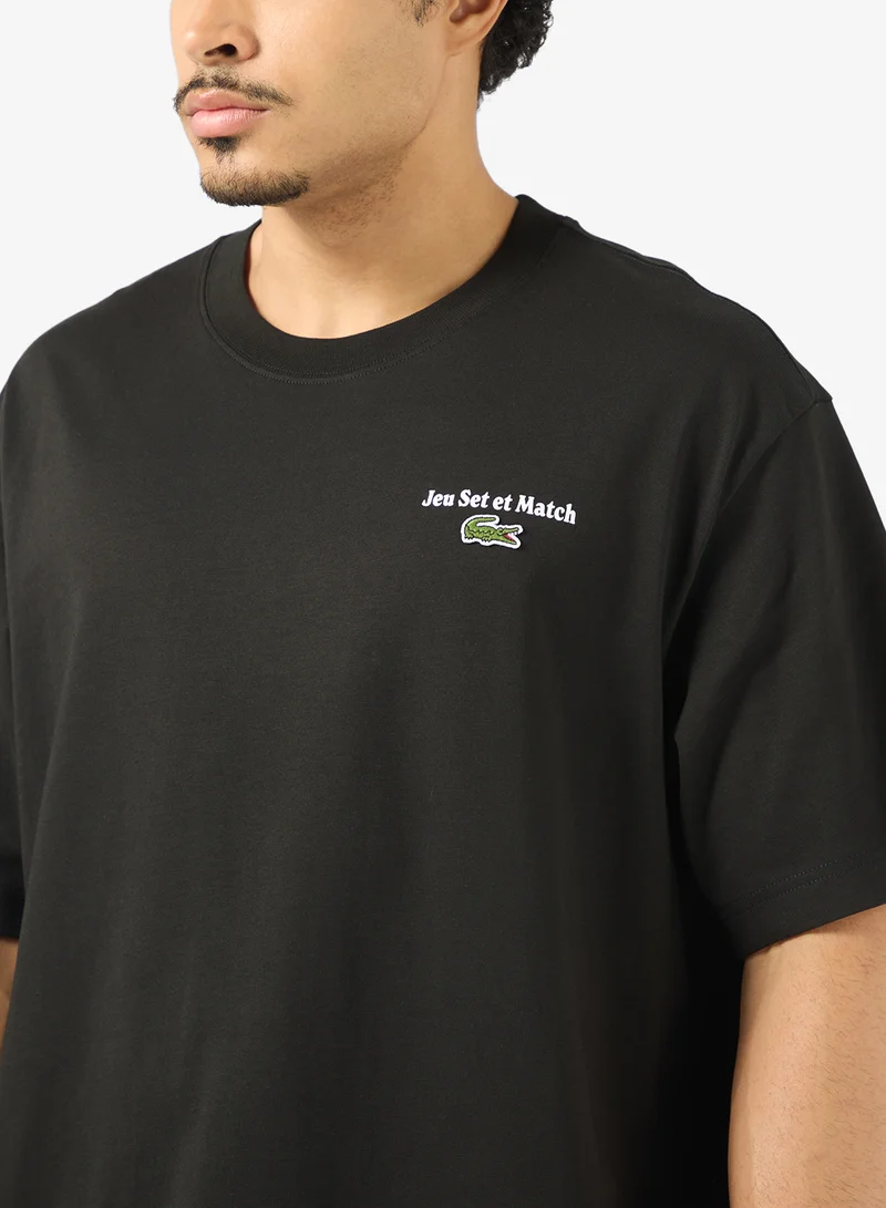LACOSTE Loose Fit Crew Neck T-Shirt