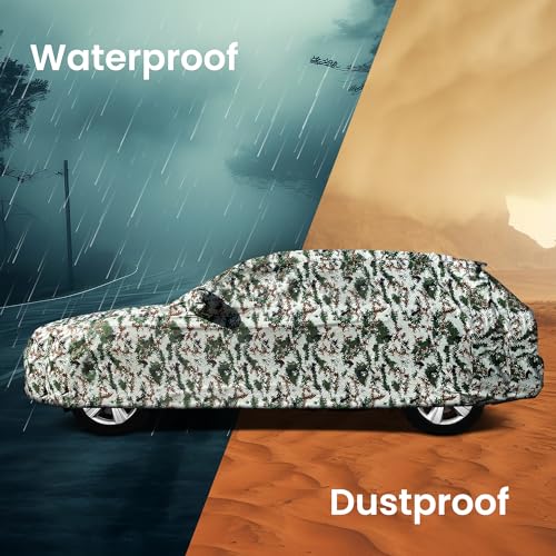 Autofy KARGIL 100% Waterproof Car Cover for Maruti Celerio [Year 2021 Onwards] - Dust & UV Proof Car Cover with Soft Cotton Flock Layer Inside for Paint Protection - Image 3