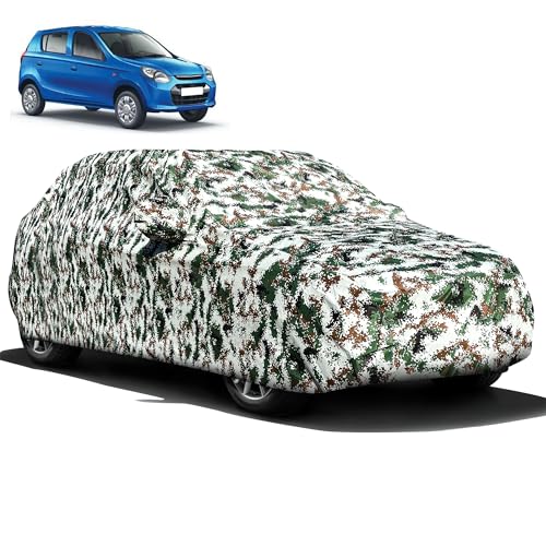 Autofy KARGIL 100% Waterproof Car Cover for Maruti Celerio [Year 2021 Onwards] - Dust & UV Proof Car Cover with Soft Cotton Flock Layer Inside for Paint Protection - Image 1