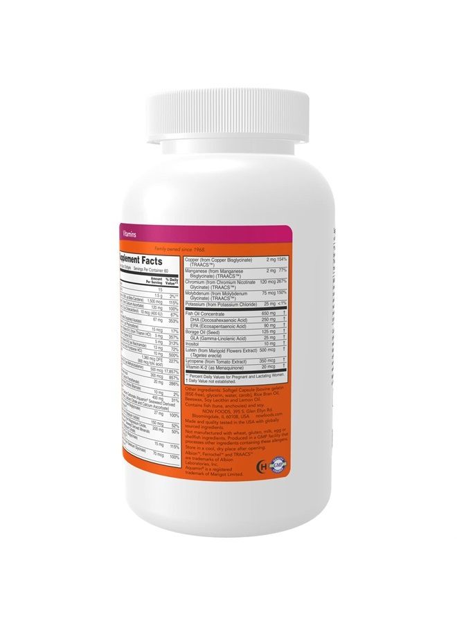 now Supplements, Prenatal Gels + DHA with 250 mg DHA per serving, plus Borage Oil (GLA), 180 Softgels - Image 3