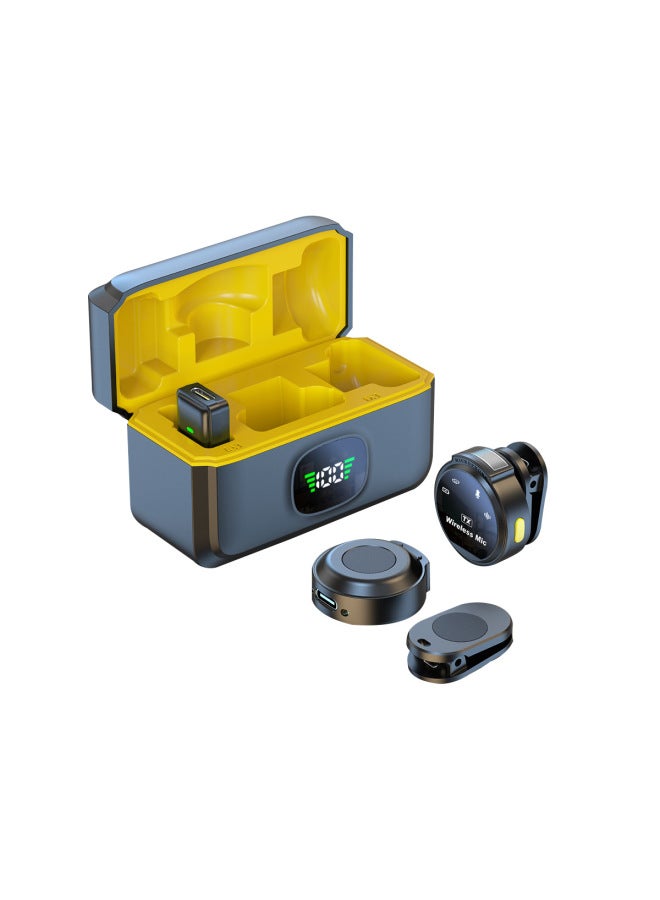 Neutral Wireless Lavalier Microphone With Digital Display Charging Case For Video Recording Noise Reduction Mini Microphone - Image 4