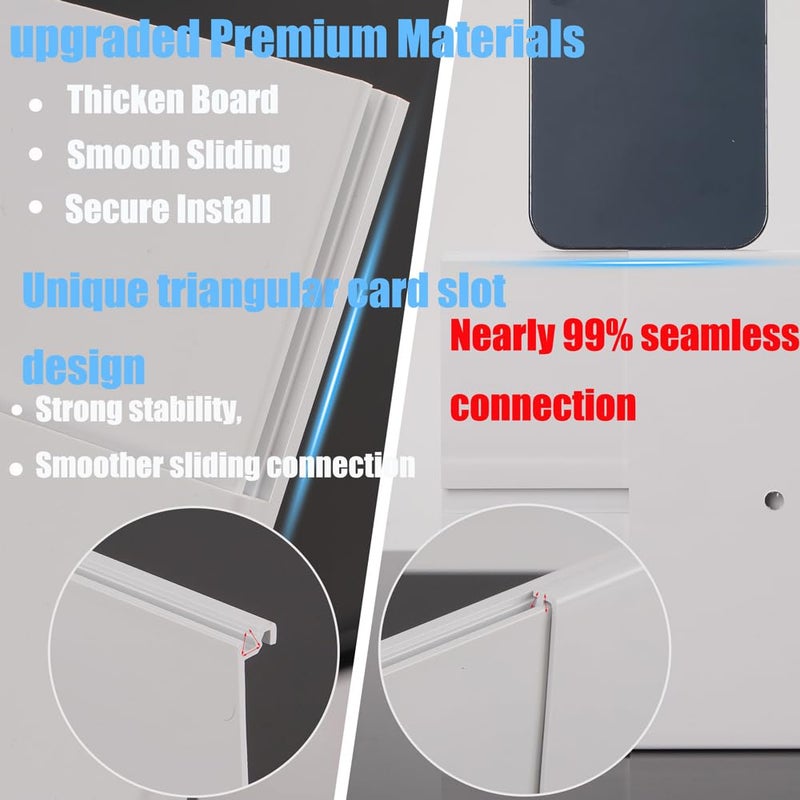 NWESTUN Portable Air Conditioner Sliding Door Vent Kit, 2024 New Upgrade Portable Air Conditioner Window Kit for Sliding Door, Max length 90inches, Ac Vent Kit for Exhaust Hose with 5.1"/13cm Diameter - Image 3