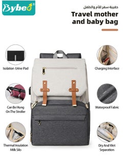 Large Baby Diaper Bag, Multifunctional Diapers Changing Backpacks, Waterproof  Nappy/Nursing Bags, Fashion Mommy Backpack with Portable Change Mat and USB Charge Port, for Newborn Mother/Father - pzsku/ZB213CCA06295A7DCE6B7Z/45/_/1699673569/2dd4e01c-7e26-4ee6-bdb5-6f713e485012