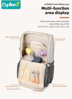 Large Baby Diaper Bag, Multifunctional Diapers Changing Backpacks, Waterproof  Nappy/Nursing Bags, Fashion Mommy Backpack with Portable Change Mat and USB Charge Port, for Newborn Mother/Father - pzsku/ZB213CCA06295A7DCE6B7Z/45/_/1699673571/7f6fce93-6ecb-45df-8c4a-b40752d4a18f