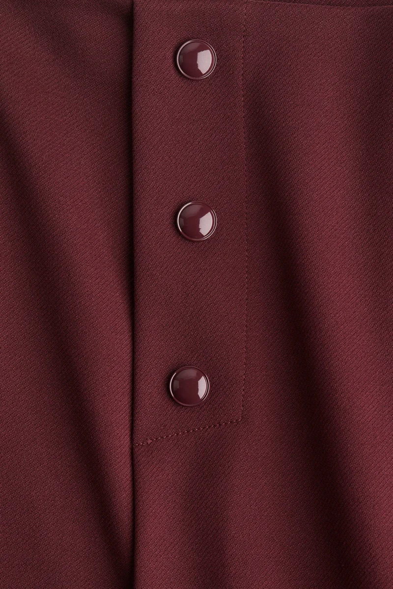 اتش اند ام Button-front skort