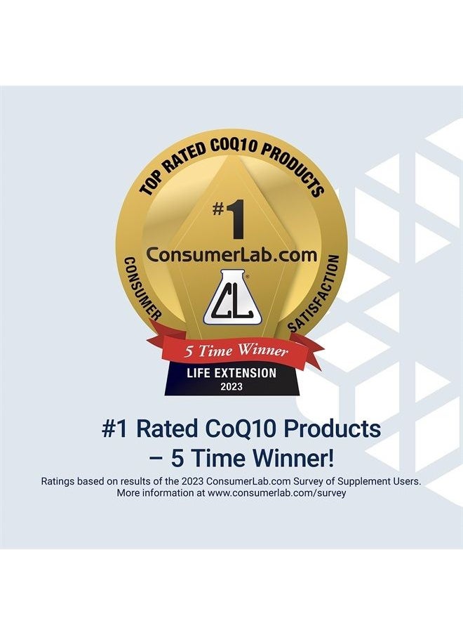 Life Extension - Super Ubiquinol CoQ10 with PQQ & Shilajit - Gluten Free, Non-GMO – 30 Softgels - Image 1
