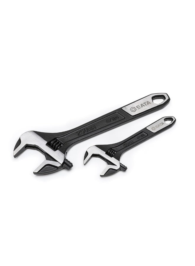 SATA ST47130 2-Piece 6" and 10" Wide Jaw Adjustable Wrench Set - Image 1