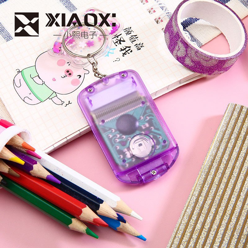 Mini Transparent Flip Calculator Portable Portable Calculator Student Supplies Gift Cute Calculator - Image 5