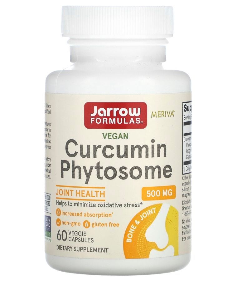 jarrow formulas Vegan Curcumin Phytosome 500 mg 60 Veggie Capsules