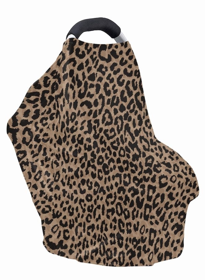 JOAIFO Classical Leopard Wild Cheetah Baby Infinity Nursing Scarf Breastfeeding Cover Ultra Soft Car Seat Covers Great for Shopping Privacy Breastfeeding - Image 2