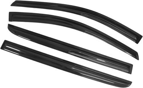 Tape On Window Visors Fits for 20052010 Honda Odyssey Side Auto Window Wind Deflectors Ventshade Rain Guards for CarsTrucks