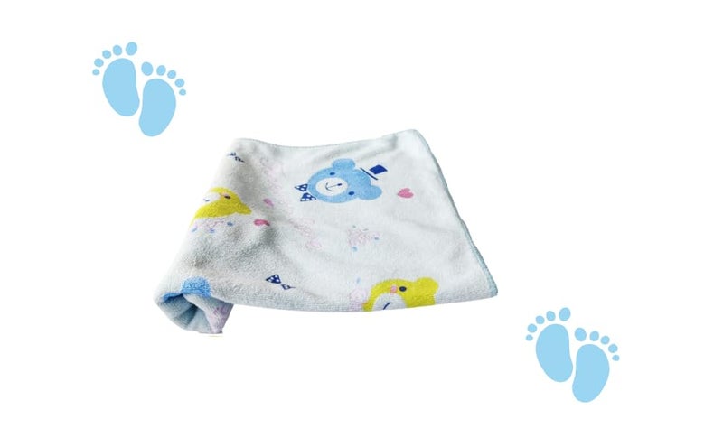 TEDDYIFY Soft Cotton Baby Bath Towel for Infants, New Born Babies and Toddlers, High Absorbent, Soft Cotton Premium Washcloth (1 Count, Blue) - Image 5