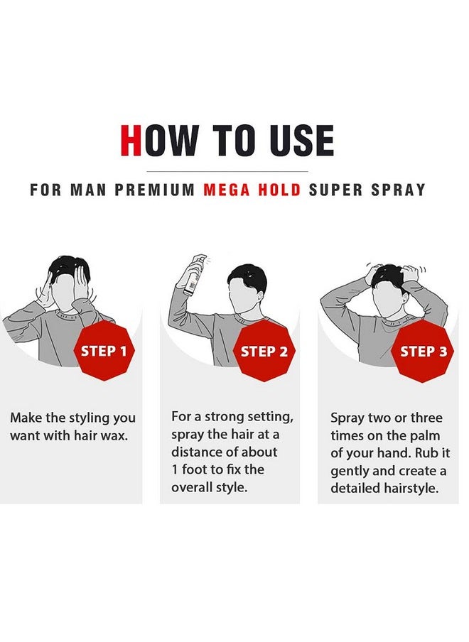 Dashu Premium Mega Hold Super Spray 8.45Fl Oz Extra Strong Hold Dryness Prevention Allnatural Ingredients  - Image 5